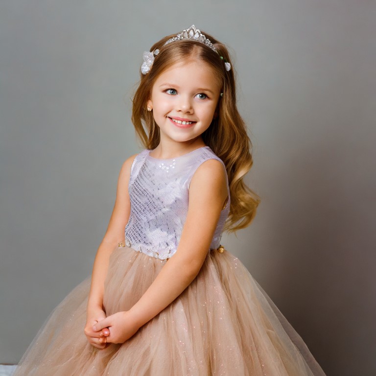 Robe de Princesse pour Jeune Fille