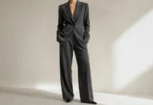 Tailleur pantalon femme chic : achetez pour les épaules, retouchez le reste