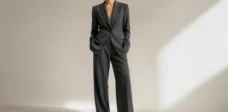 Tailleur pantalon femme chic : achetez pour les épaules, retouchez le reste