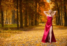 Tenue de mariage invitée en automne : le guide qui tient de midi à minuit