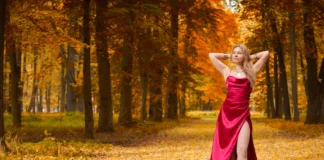 Tenue de mariage invitée en automne : le guide qui tient de midi à minuit